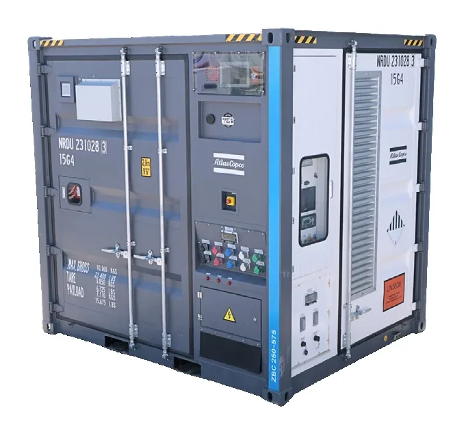 Atlas Copco ZBC 250-575 energieopslag in container